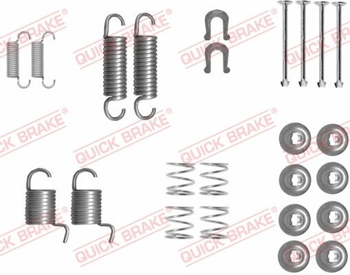 QUICK BRAKE Комплектующие, тормозная колодка 105-0834